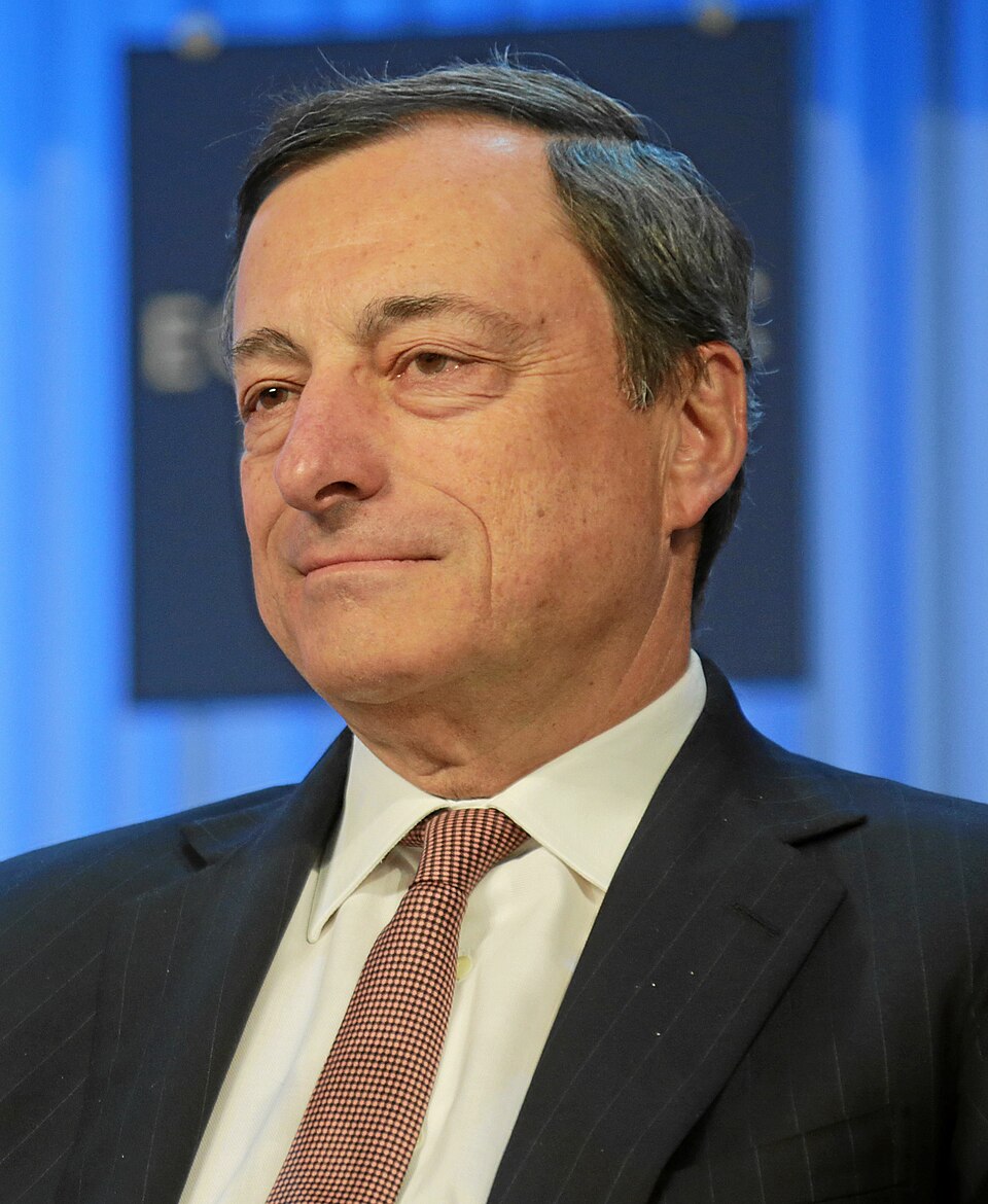 Mario Draghi, presidente do BCE