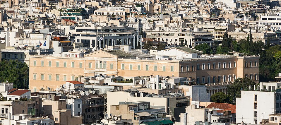 Parlamento grego em Atenas, Praça Syntagma